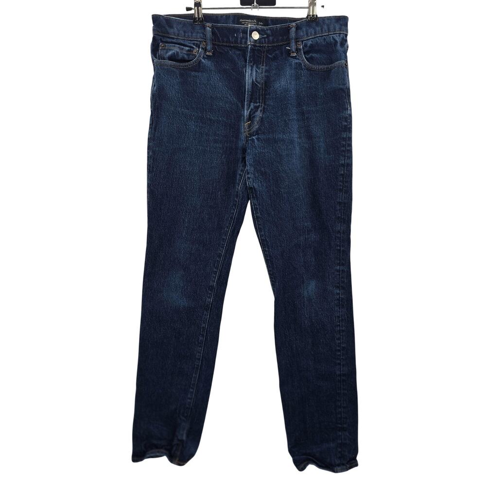 Abercrombie & Fitch Jeans Mens 34 31 Blue 90s Vintage Stretch